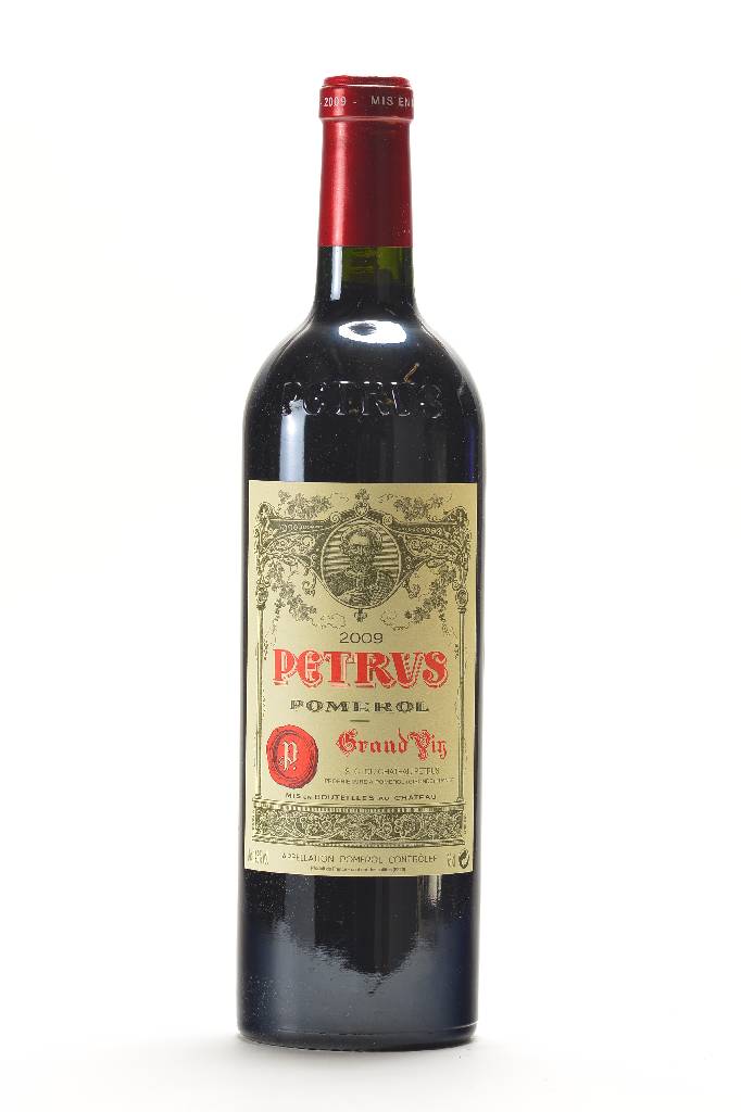 1 Flasche 2009 Chateau Petrus, Pomerol, ca. 75 cl, Füllstand: ca. into neck , unverkostet, sehr guter Erhaltungszustand, absolute Rarität im ...