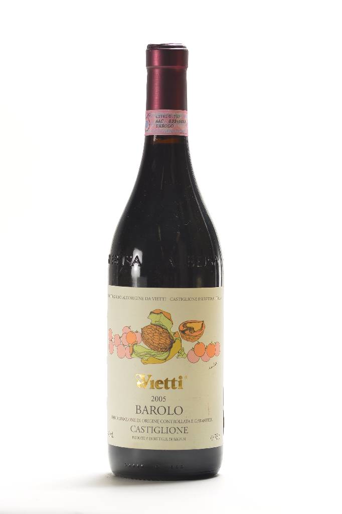 3 Flaschen Vietti Barolo, Jahrgänge: 1980, 1985 und 2005, Abstände zwischen Kapselnund Wein: ca. 2-3,5 cm, je ca. 75 cl, 13-14 % Vol., unverkostet, ...