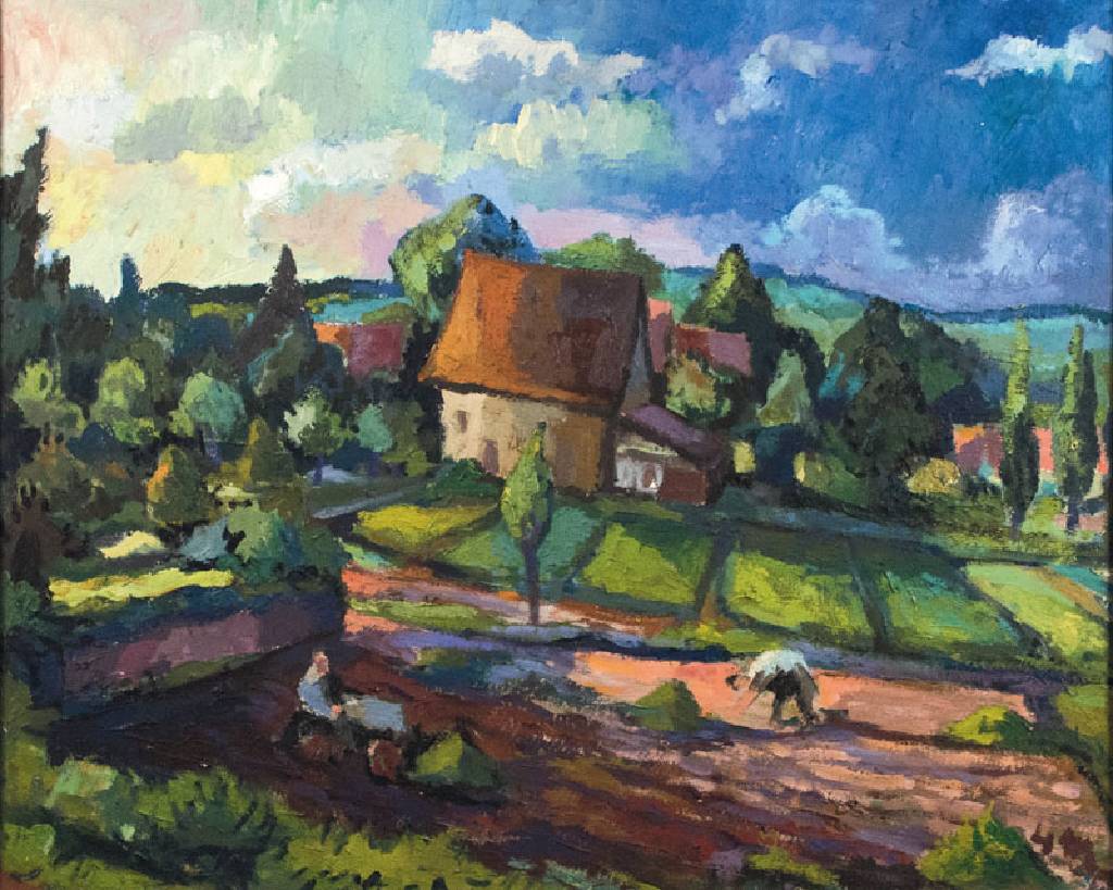 Helmut Meyer-Weingarten, 1911 Weingarten- 1994, Studium an der Akademie Karlsruhe bei Karl Hubbuch und August Babberger, 1933 Emigration nach ...