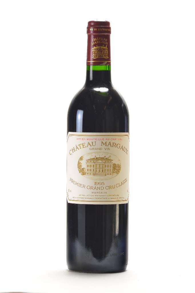 1 Flasche 1995 Chateau Margaux, Margaux, Premier Grand Cru Classe, ca. 75 cl, 12,5 % Vol., unverkostet, Füllstand: high fill, selten im Angebot, ...