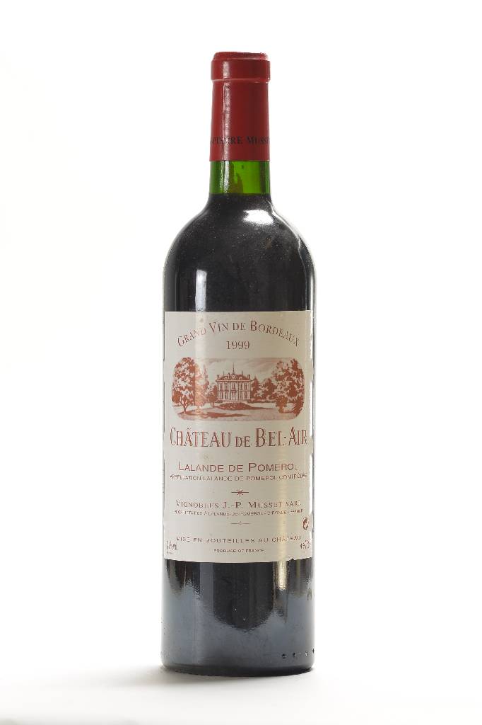 6 Flaschen 1999 Chateau de Bel-Air, Lalande de Pomerol, je ca. 75 cl, ca. 12,5 % Vol, Füllstände: je ca. into neck, sehr guter Erhaltungszustand, ...