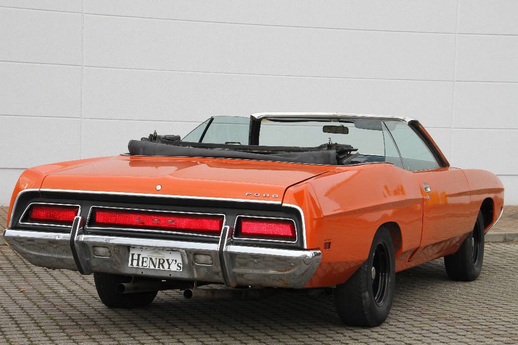 Detail b: Ford LTD Convertible Cabriolet, Fahrgestellnummer 1U61S151774, EZ 01.07.1971, 1. Hand, Laufleistung 60.781 km abgelesen, HU 07.2016, H-Zulassung, 190 ...