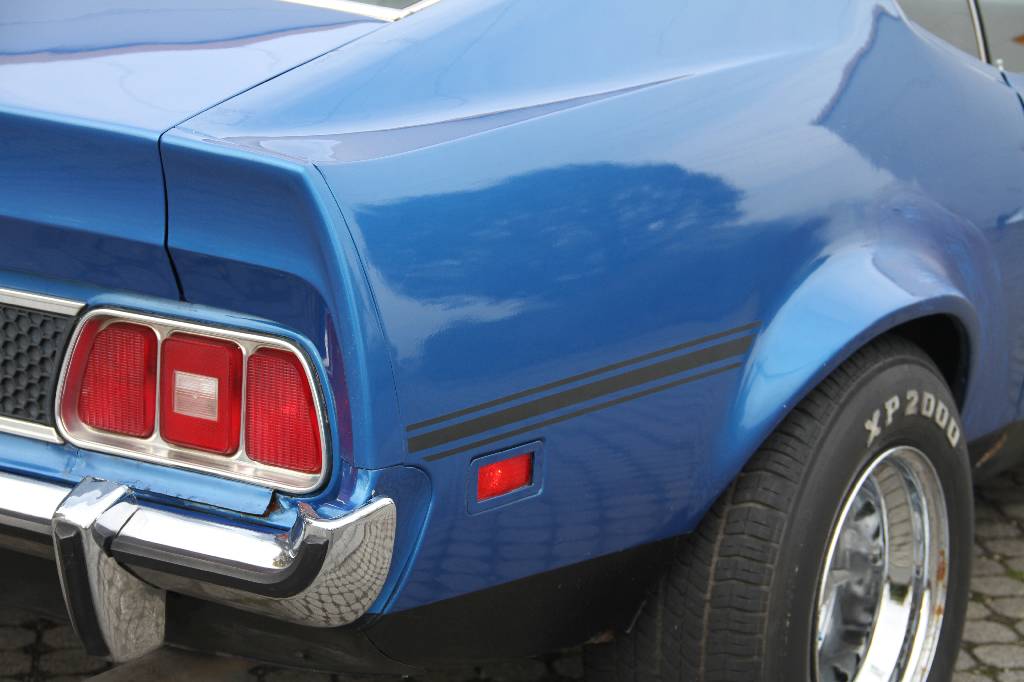 Detail d: Ford Mustang Coupé, Fahrgestellnummer 3F05Q247682, 26.07.1973, Laufleistung abgelesen 33.047 mls, 199 kW/ 271 PS, 8-Zylinder, Automatikgetriebe, ...