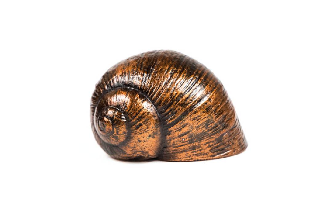 Paul Wunderlich, 1927-2010, Schnecke, Bronzeskulptur, signiert, H. ca. 3.5 cm