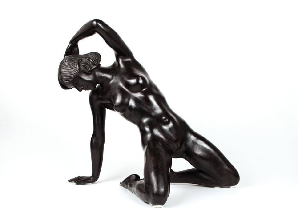 Arno Breker, 1900-1991, Die Grazie (große Variante - sehr selten), Bronzeskulptur, signiert und nummeriert 4/12, Gießerstempel Schmäke ...