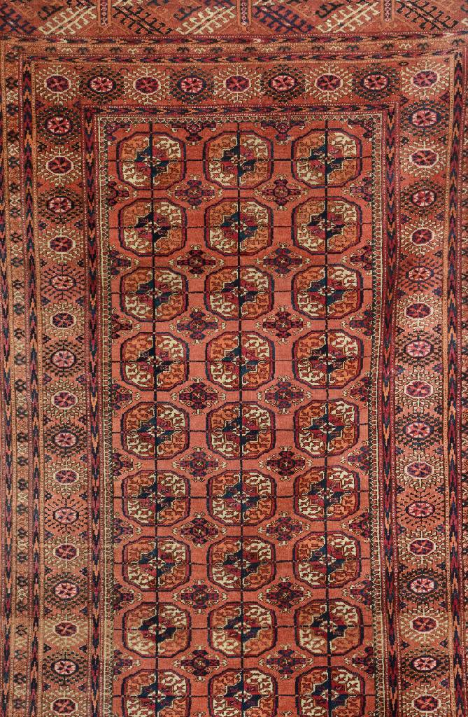Buchara alt, Russland, um 1920, Wolle auf Wolle, ca. 201 x 108 cm, EHZ: 2-3