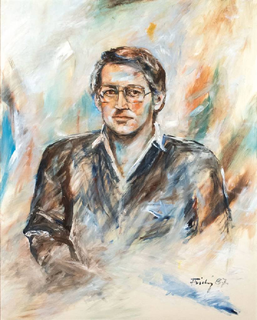 Florian Frieling, 1939 Leverkusen - 1994 Deidesheim, bek. Pfälzer Maler der klassischen Moderne, Porträtmaler vieler prominenter Kunden, 1969 ...