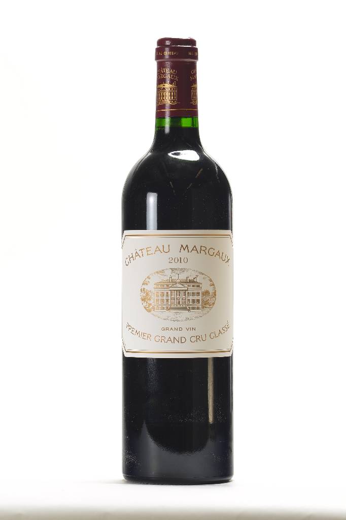 1 Flasche 2010 Chateau Margaux, Margaux, Premier Grand Cru Classe, ca. 75 cl, Füllstand: ca. into neck, 13,5 % Vol., unverkostet, in ...