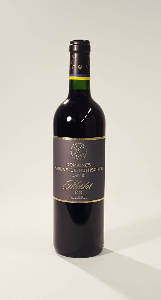 10 Flaschen 2009 Domaines Barons de RothschildLafite Aussieres, Merlot, je ca. 75 cl, Füllstände: je ca. into neck, unverkostet, sehr guter ...