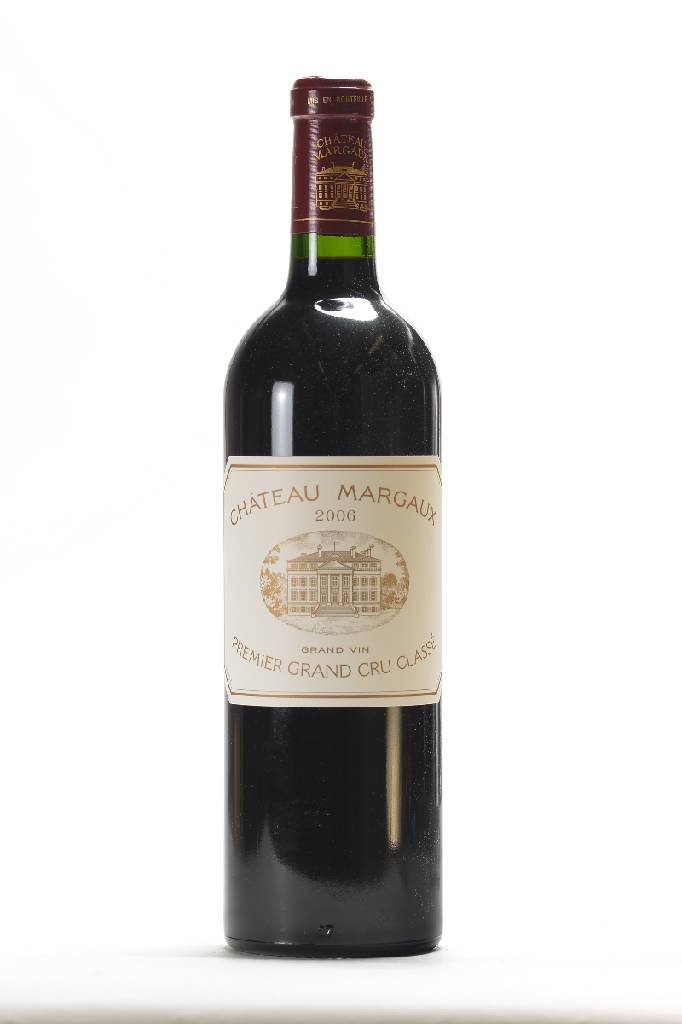 1 Flasche 2006 Chateau Margaux, Margaux, Premier Grand Cru Classe, ca. 75 cl, Füllstand: ca. into neck, 13 % Vol., sehr guter Erhaltungszustand, ...