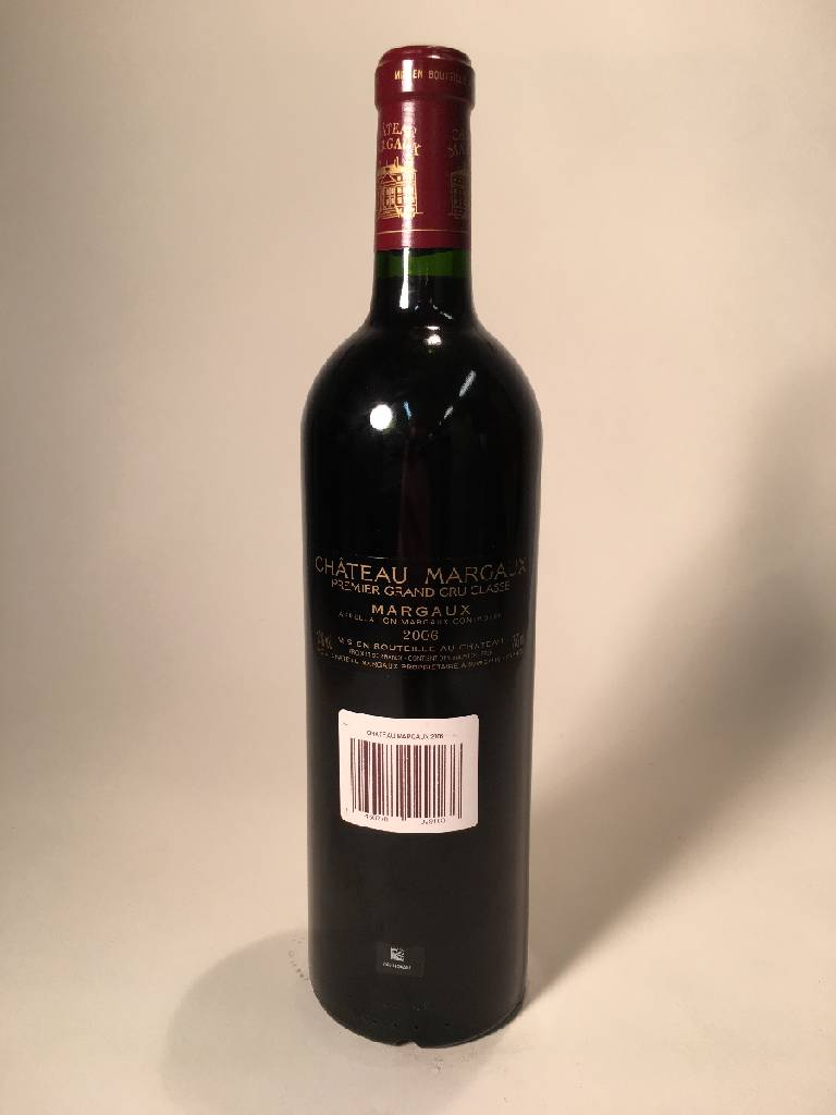 Detail a: 1 Flasche 2006 Chateau Margaux, Margaux, Premier Grand Cru Classe, ca. 75 cl, Füllstand: ca. into neck, 13 % Vol., sehr guter Erhaltungszustand, ...
