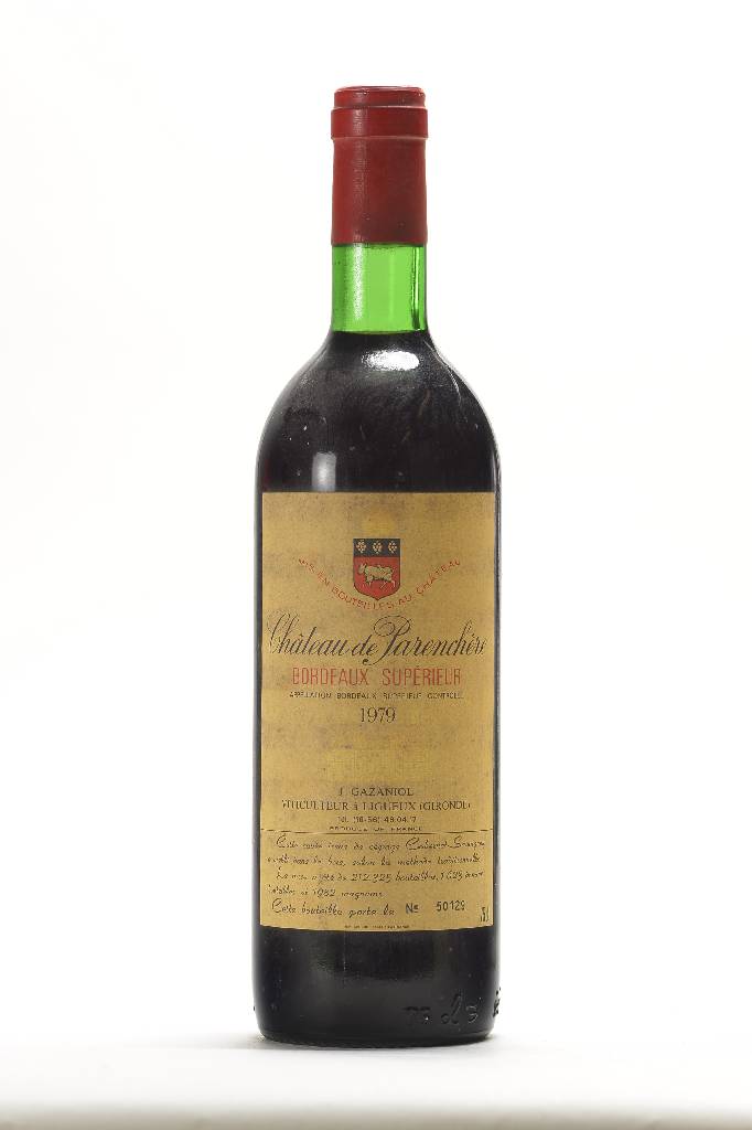 5 Flaschen Chateau Parenchere, Bordeaux Superieur, je ca. 75 cl, Füllstände: je ca. top shoulder, unverkostet, Jahrgänge: 1x 1978,1x1980 und ...