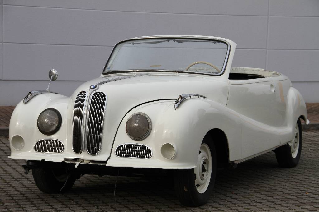 BMW Wendler V8 502 3.2l Cabrio, Fahrgestellnummer 63702, EZ 10.07.1959, 1. Hand, Laufleistung ca. 57.890 km, 88 kW/ 120 PS, 8-Zylinder, 4-Gang ...