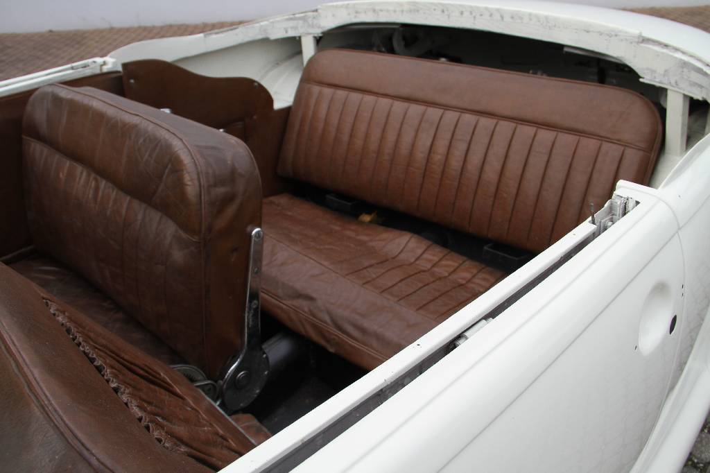 Detail h: BMW Wendler V8 502 3.2l Cabrio, Fahrgestellnummer 63702, EZ 10.07.1959, 1. Hand, Laufleistung ca. 57.890 km, 88 kW/ 120 PS, 8-Zylinder, 4-Gang ...