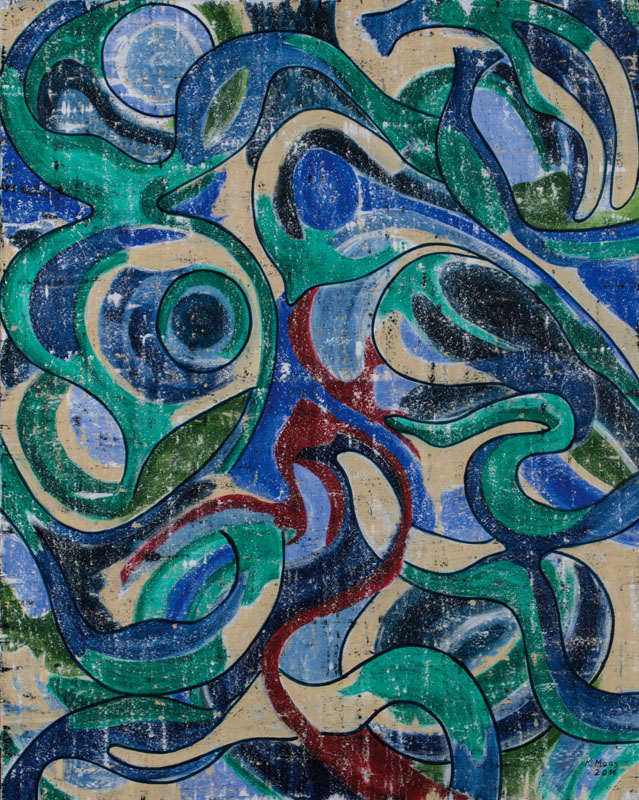 Karin Maas, geb. 1952, Ausstellungen im In- und Ausland, Eintrag im Art3 200 Europäische Künstler-Katalog (Katalog liegt vor), hier: Aus der Mitte, ...