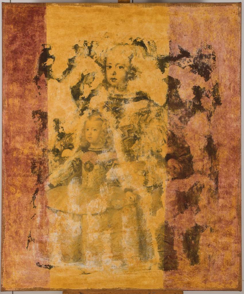 Julio Calvo, geb. 1956 Spanien, Dozent an der Kunstakademie Hildesheim, verso sign und dat. 99, ca. 120x100 cm