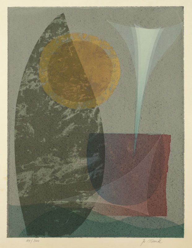 unbekannter Künstler, Farblithografie, sign re unten, nummeriert 44/300, ca. 67x50 cm, unter Glas gerahmt