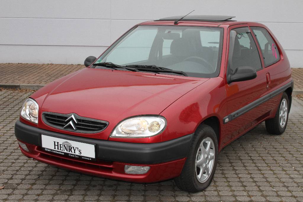 Citroen Saxo Kleinwagen, Fahrgestellnummer VF7S0KFXD57176928, EZ 07/1997, 3. Hand, Laufleistung ca. 107.042 km, 55 kW/ 75 PS, 4-Zylinder, ...