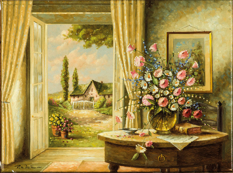 Peter Mehner, geb. 1944 Dortmund, Öl/Lwd, sign., 30x40 cm