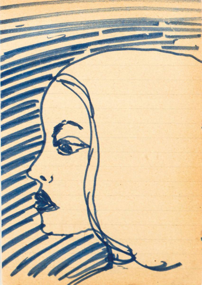 Detail b: A.R. Penck, geb. 1939, Serie aus 20 Farb- Zeichnungen, je 9,8 x 13,8 cm, teils gerahmt