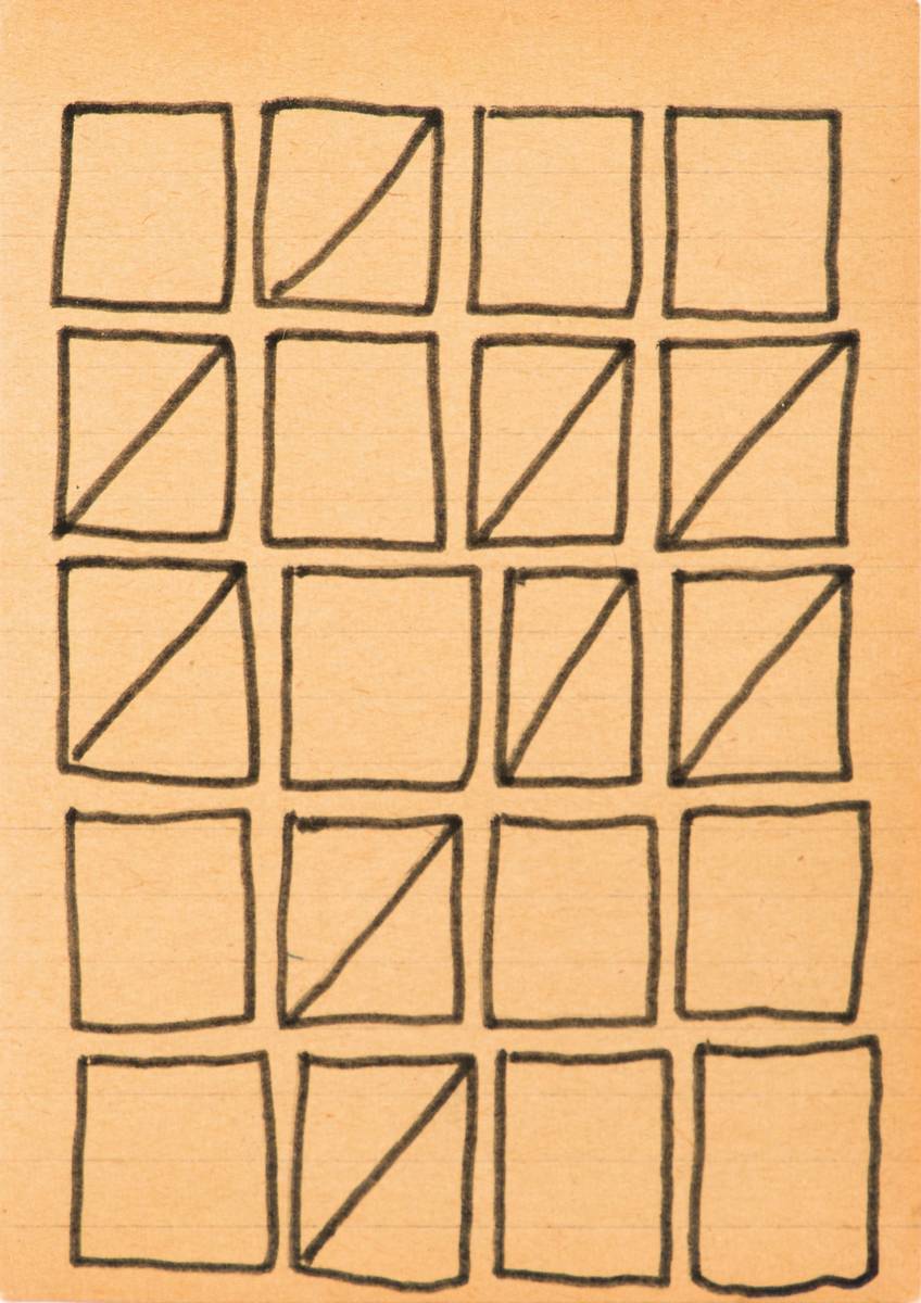 Detail g: A.R. Penck, geb. 1939, Serie aus 20 Farb- Zeichnungen, je 9,8 x 13,8 cm, teils gerahmt