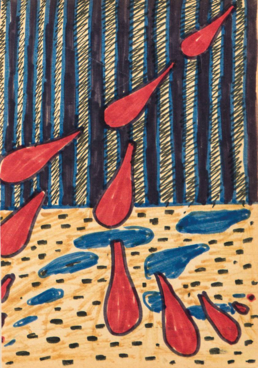 Detail l: A.R. Penck, geb. 1939, Serie aus 20 Farb- Zeichnungen, je 9,8 x 13,8 cm, teils gerahmt