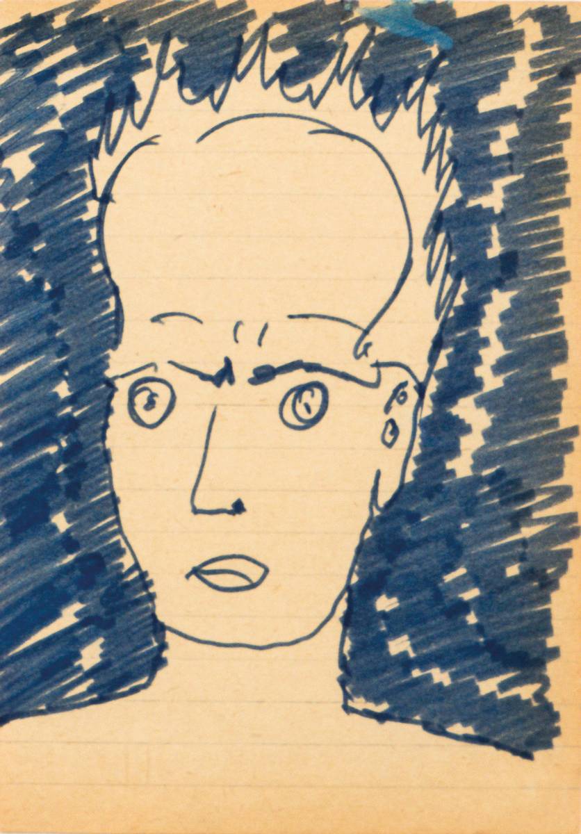 Detail r: A.R. Penck, geb. 1939, Serie aus 20 Farb- Zeichnungen, je 9,8 x 13,8 cm, teils gerahmt