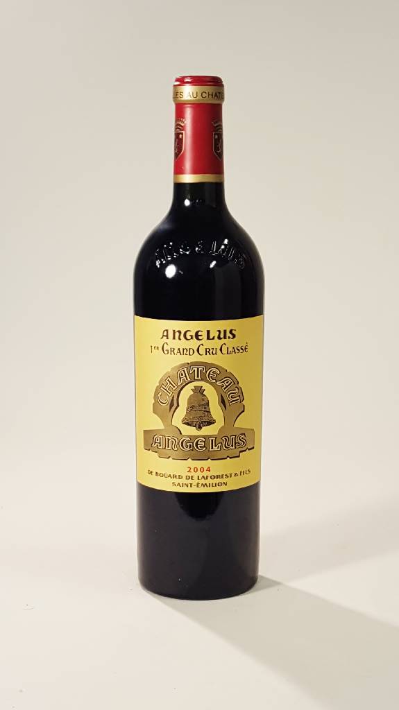 1 Flasche 2004 Chateau Angelus, Premier Grand Cru Classe, Saint-Emilion, ca. 75 cl, Füllstand: ca. into neck, 14 % Vol., ausgezeichneter ...