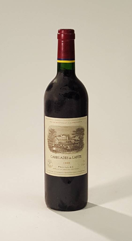 1 Flasche 1998 Carruades de Lafite, DomainesBaron de Rothschild, Pauillac, 13 % Vol., ca. 75 cl, Füllstand: ca. into neck, unverkostet, sehr guter ...
