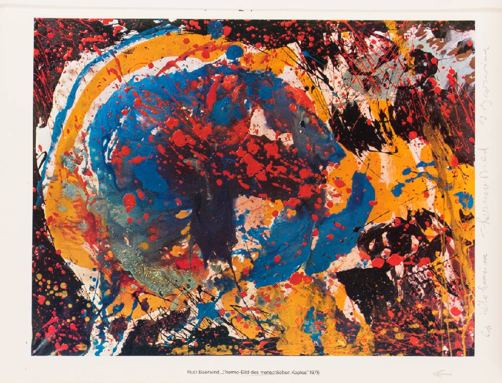 Detail a: Rudi Baerwind, 1910-1982, Künstlermappe, Innenseite signiert, mit 15 Offsets, je handsign., Blattgr. 40x55 cm