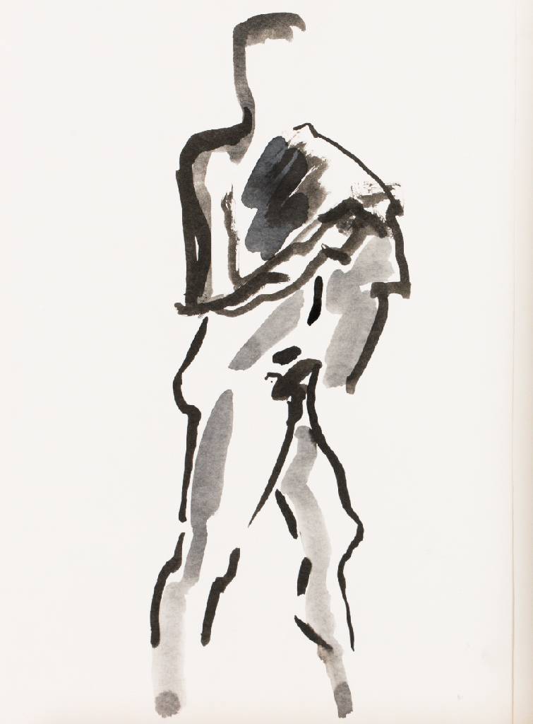 Detail d: Rudi Baerwind, 1910-1982, Künstlermappe, Innenseite signiert, mit 15 Offsets, je handsign., Blattgr. 40x55 cm