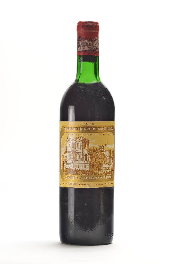 1 Flasche 1973 Chateau Ducru-Beaucaillou, Saint-Julien-Medoc, Grand Cru Classe, ca. 73 cl, Etikett min. besch., unverkostet, Bewertung: CellarTracker ...