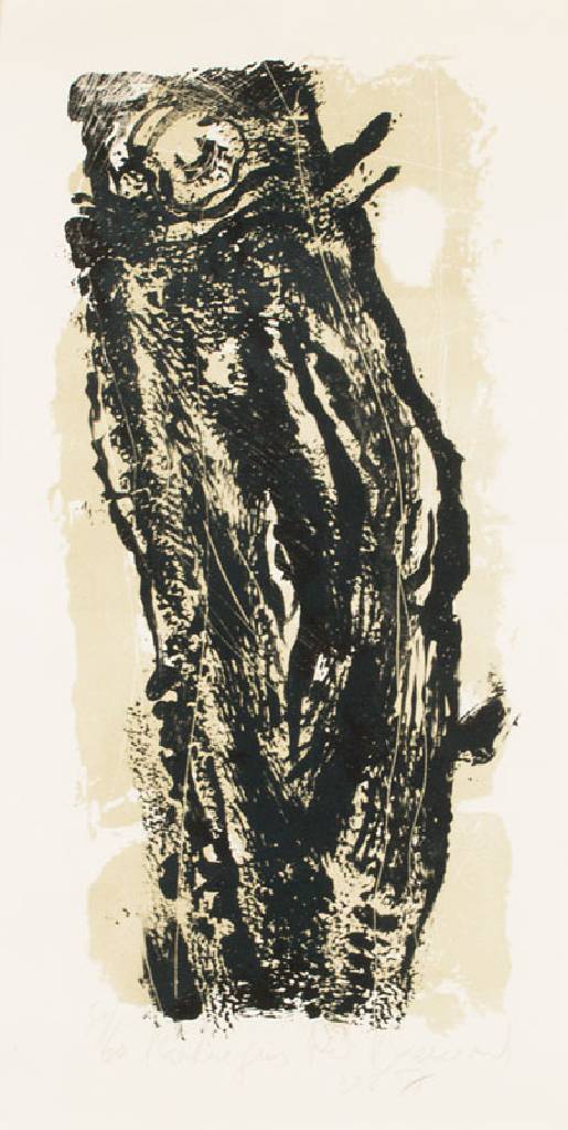 Rudi Baerwind, 1910-1982, L'arbre jus, zweifarbiger Holzschnitt auf Papier, handsigniert, betitelt, num. 51/60, dat. 1967,Blattgr. ca. 75x53 cm, ...