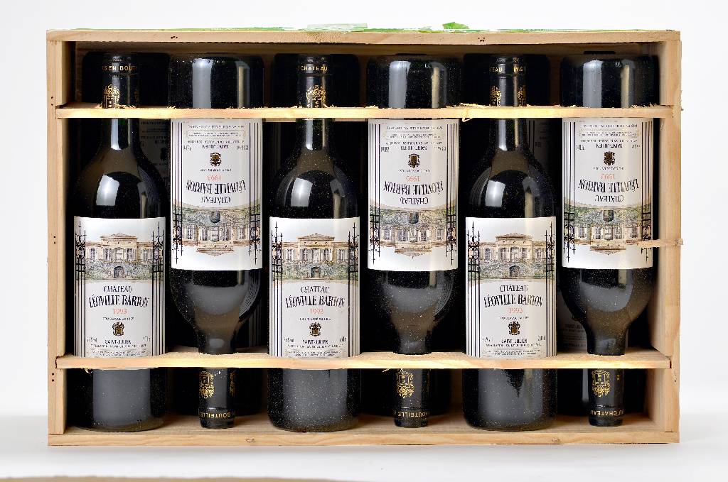 12 Flaschen 1993 Chateau Leoville Barton, Saint-Julien, Cru Classe, 12,5 % Vol., je ca. 75 cl., Füllstände: je ca. into neck bis high fill, ...