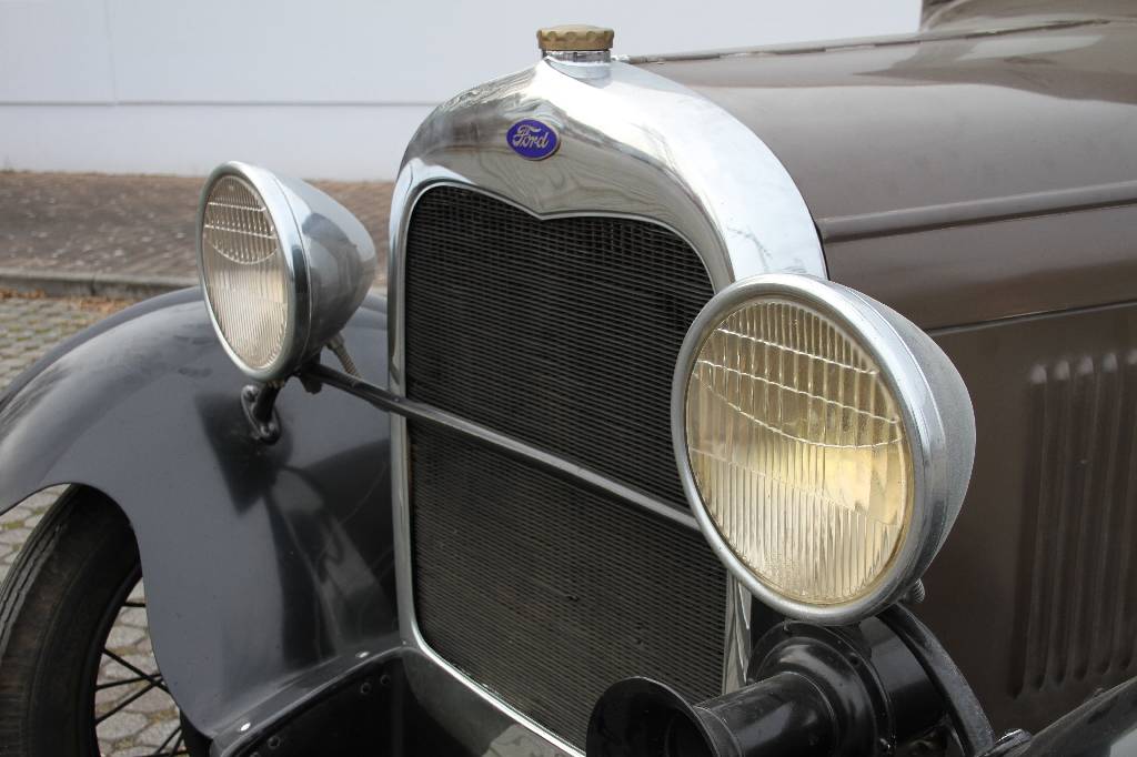 Detail f: Ford A, Fahrgestellnummer: SF4055PA, BJ 1929, 21 kW/ 29 PS, 4-Zylinder, Schaltgetriebe, grau, beige, Unbedenklichkeitsbescheinigung für die ...