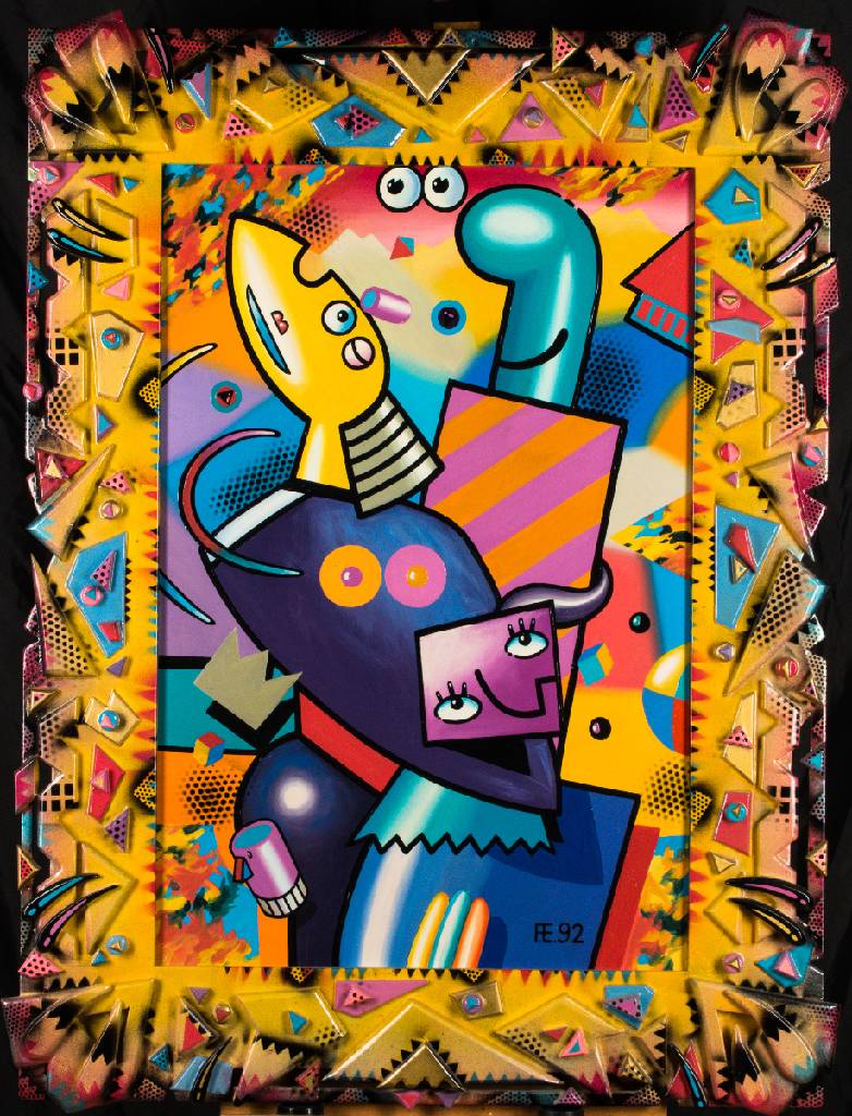 Peter Engl, geb. 1949 Nürnberg, studierte von 1974-80 an der Nürnberger Kunstakademie, wirkt seit 1986 in Berlin, entwickelte einen eigenen Stil ...