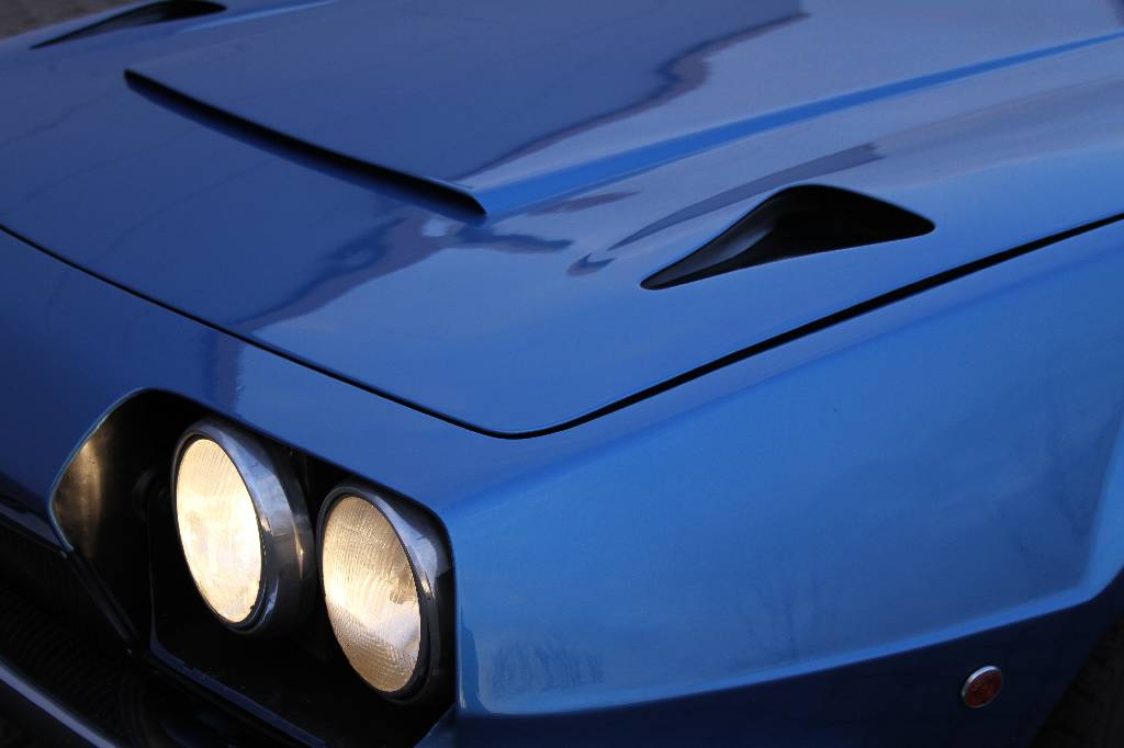 Detail g: Lamborghini Jarama S400GT, Fahrgestellnummer : 10472, EZ 07/1973, 2. Hand in Deutschland, Laufleistung ca. 68.365 km abgelesen, HU 08/2018, ...