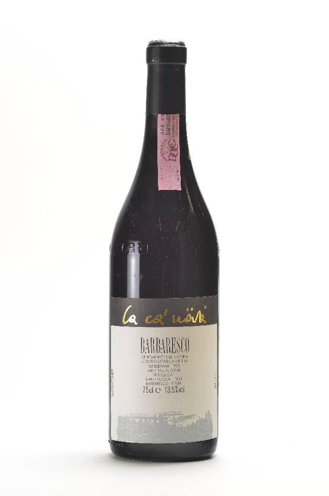 6 Flaschen 1990 Dario Rocca e Figli Barbaresco, je ca. 75 cl, 13,5 % Vol., Abstände zwischen Kapseln und Wein: je ca. 2,3 cm, unverkostet, selten im ...