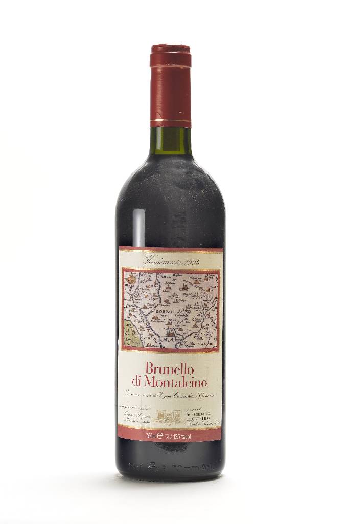 4 Flaschen Agricoltori del Geografico Brunellodi Montalcino, Jahrgänge: 2 x 1995 und 2 x 1996, Füllstände: je ca. top shoulder, unverkostet, ...
