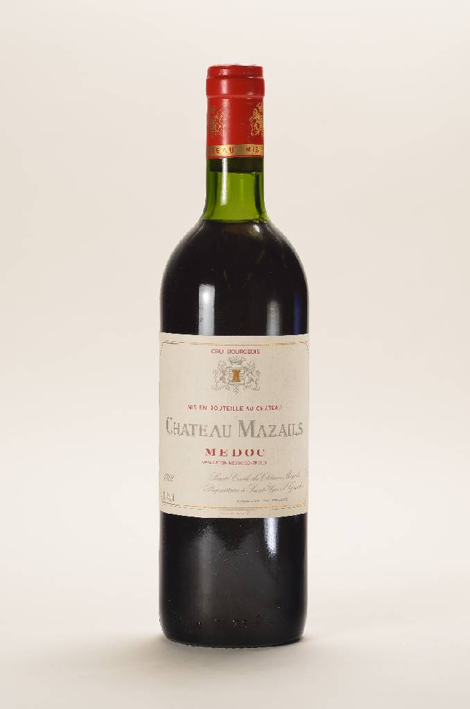3 Flaschen 1982 Chateau Mazails, Medoc, Cru Bourgeois, je ca. 75 cl, 11,8 % Vol, Füllstände: je ca. top shoulder, unverkostet, sehr guter ...