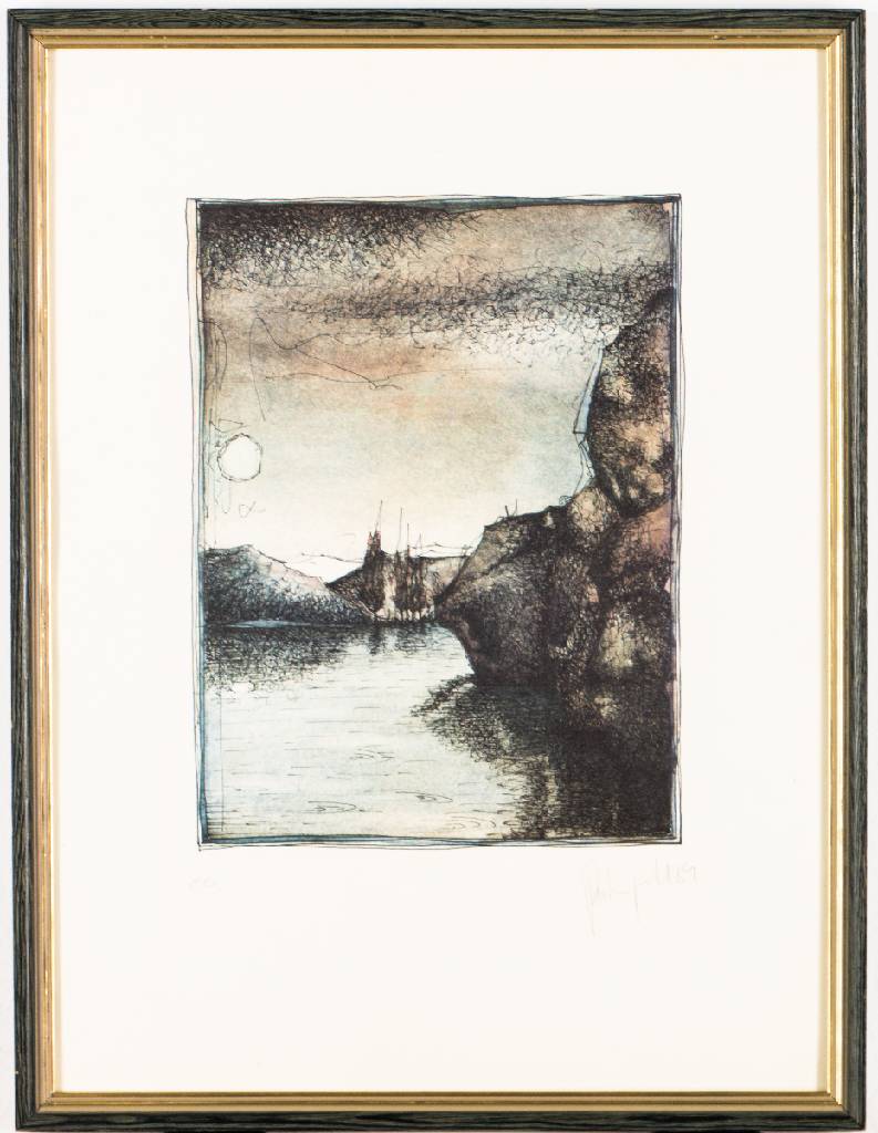 Dieter Portugall, geb. 1952, Konvolut aus 6 Farbradierungen/ Aquatinta, je sign., num. e.a., dat., Platte 19x24 cm, je unter Glas gerahmt