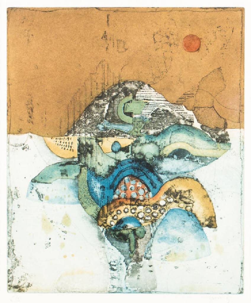 Yoshi Takahashi, 1943-1998, Lithografie, sign., num. e.a., ca. 40x34cm, unter Glas gerahmt