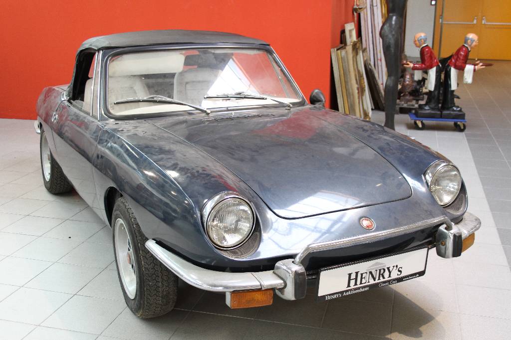 Detail h: Fiat 850 Spider, Fahrgestellnummer: 100GBS10117574, EZ 07.1972, 2. Hand, Laufleistung unbekannt, H-zulassungsfähig, 35kW/ 48 PS, 4-Zylinder, 4 -Gang ...
