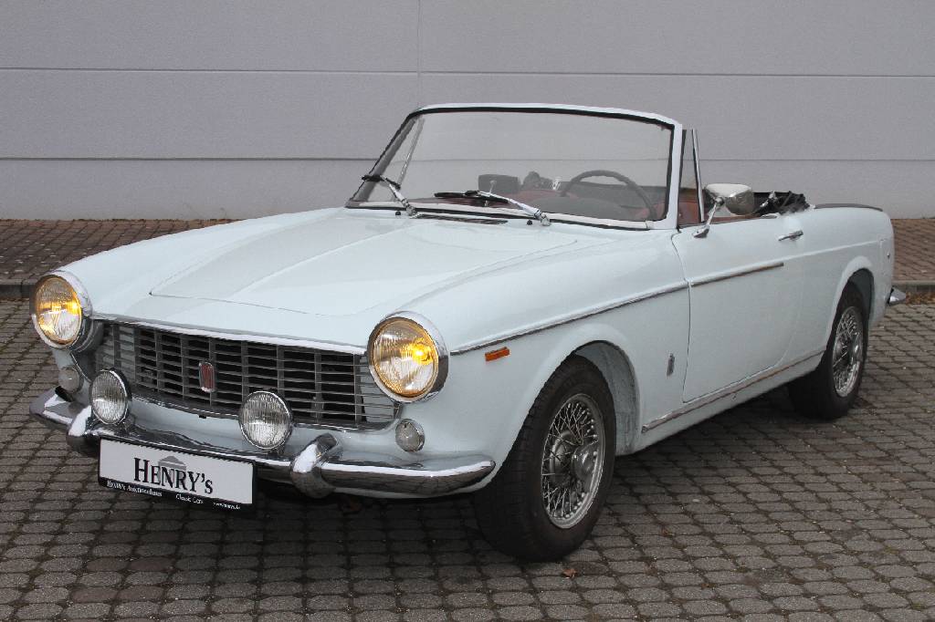 Fiat 1500 Cabriolet, Fahrgestellnummer: 118H027517, EZ 12/1963, Laufleistung ca. 7.178 km abgelesen, H-zulassungsfähig, 55 kW/ 75 PS, 4-Zylinder, ...