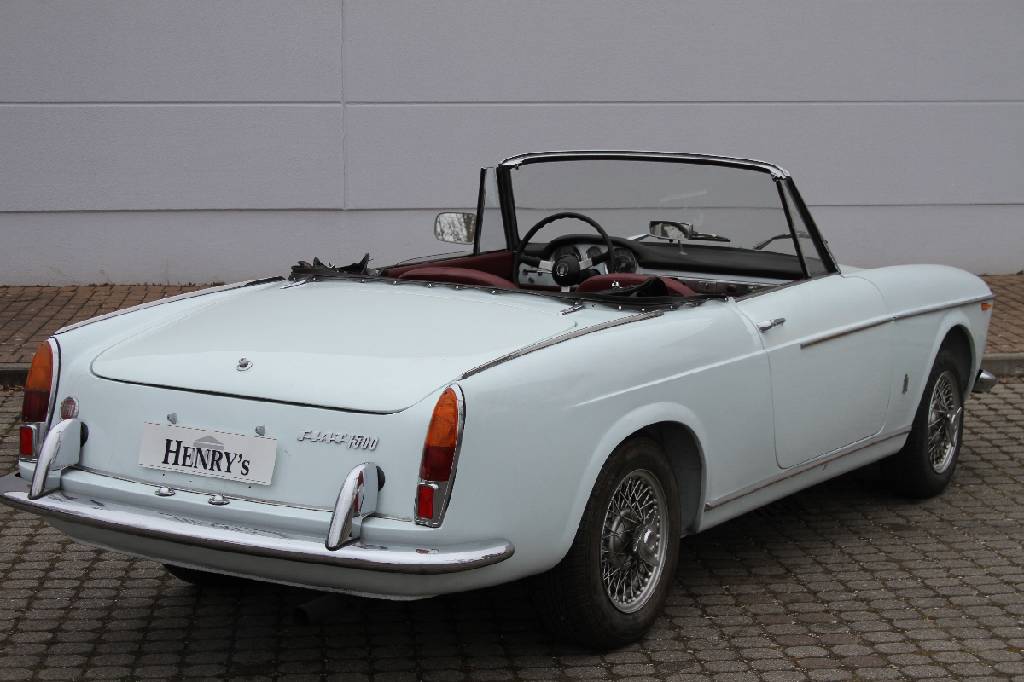 Detail a: Fiat 1500 Cabriolet, Fahrgestellnummer: 118H027517, EZ 12/1963, Laufleistung ca. 7.178 km abgelesen, H-zulassungsfähig, 55 kW/ 75 PS, 4-Zylinder, ...