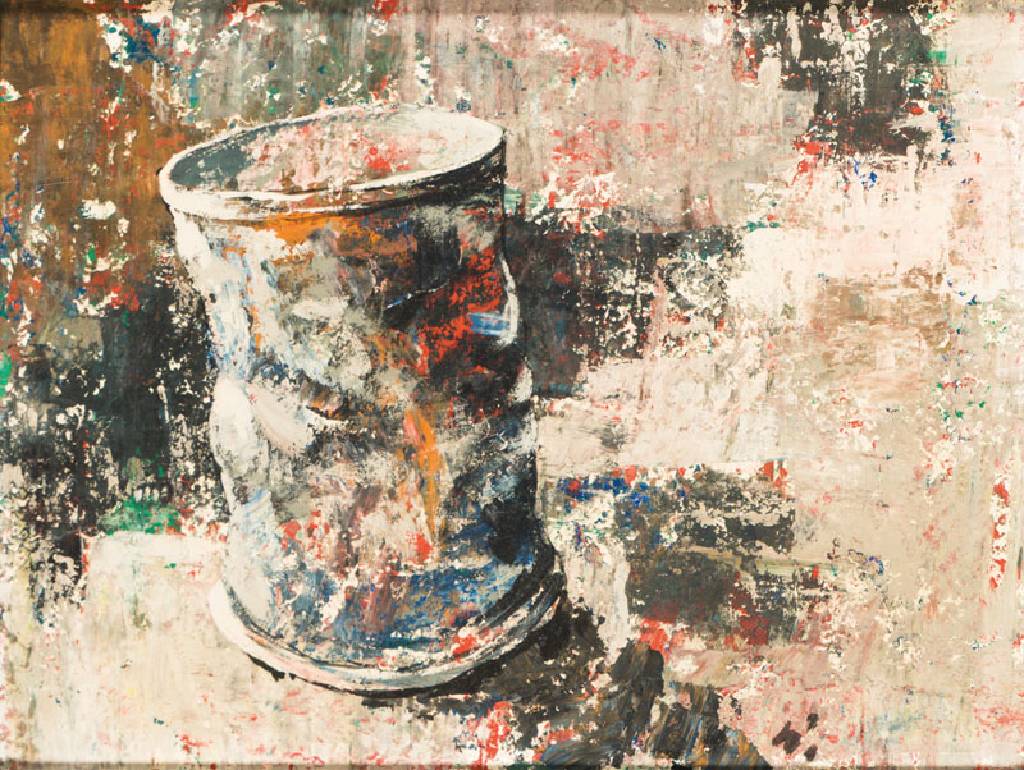Detail a: Heinz Wittler, 1918-2004, Konvolut aus 2 Malereien, Öl/Hartfaser, je 32x42 cm, Rahmen