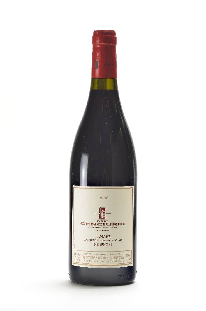 12 Flaschen 2008 Bric Cencurio Nebbiolo, Langhe, je ca. 75 cl, 14 % Vol., unverkostet, Abstände zwischen Kapsel und Wein: je ca. 1,2 cm, selten im ...