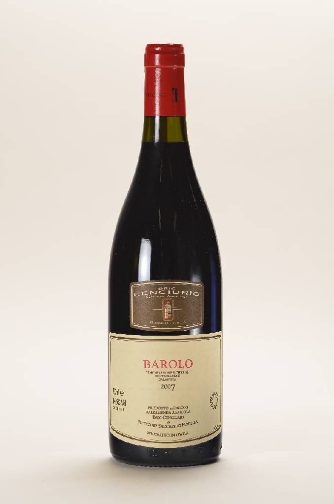 6 Flaschen 2007 Bric Cenciurio Barolo, je ca. 75 cl, 14,5 % Vol., unverkostet, Abstand zwischen Kapsel und Wein: je ca. 2 cm,sehr gute ...
