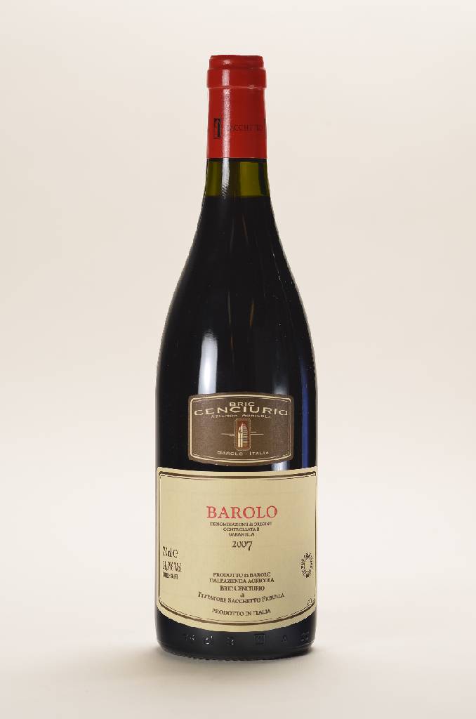 6 Flaschen 2007 Bric Cenciurio Barolo, je ca. 75 cl, 14,5 % Vol., unverkostet, Abstand zwischen Kapsel und Wein: je ca. 2 cm,sehr gute ...