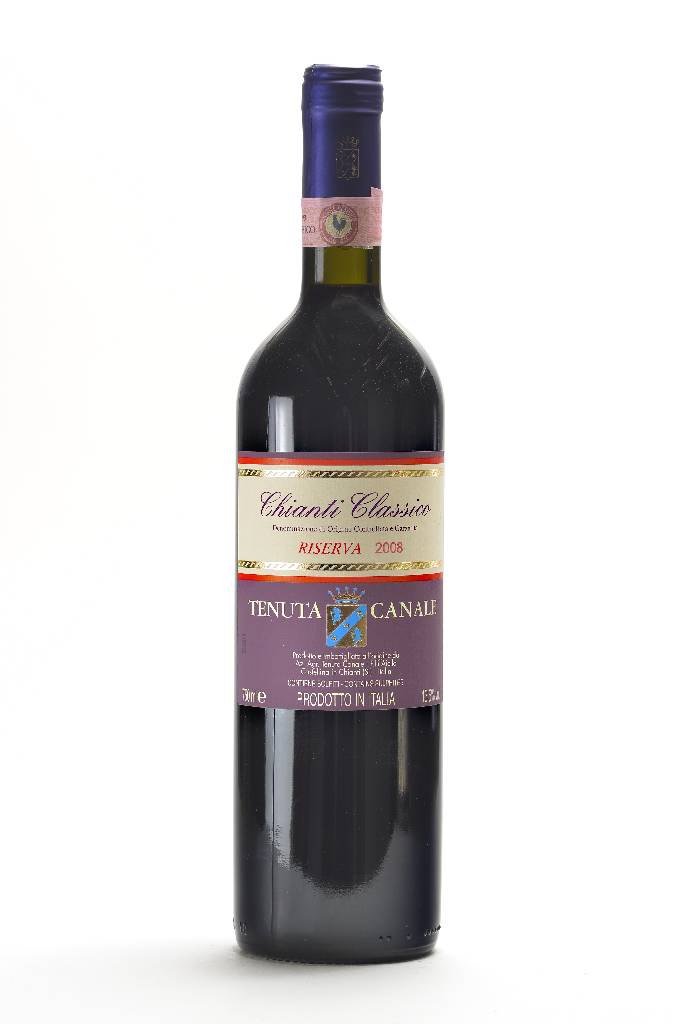 12 Flaschen 2008 Tenuta Canale Chianti Classico Riserva, 13,5 % Vol., je ca. 75 cl, Füllstände: je ca. into neck, im Originalkarton, sehr gute ...